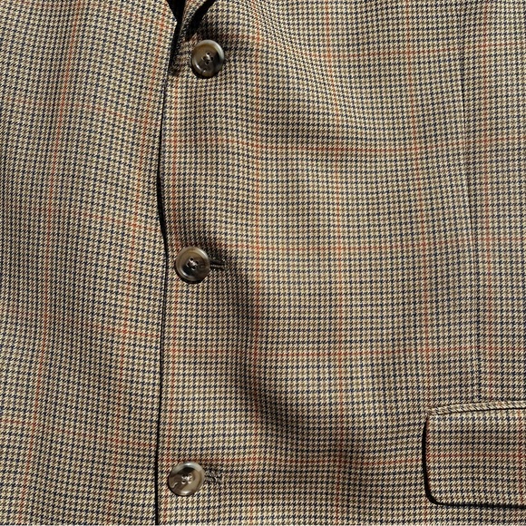 TED BAKER LONDON Houndstooth Blazer - Caramel Brown & Cream - 46L - Picture 4 of 16